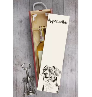 Appenzeller pudełko na wino z psem Art-Dog