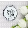 Appenzeller Sennenhund, Appenzellerhund - Taschenspiegel mit Hund, personalisierter Taschenspiegel, kompakter Spiegel mit Art-Dog-Logo