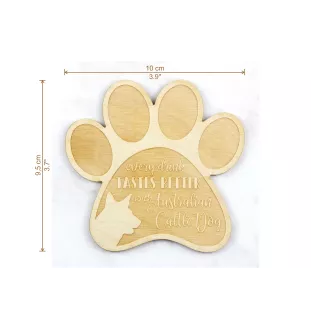 Bouvier australien, Australian Cattle Dog - Sous-verre mug, sous-verre gravé avec chien, cadeau pour amoureux des chiens par la marque Art-Dog