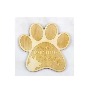 Kelpie Australien, Australian Kelpie - Sous-verre mug, sous-verre gravé avec chien, cadeau pour amoureux des chiens par la marque Art-Dog