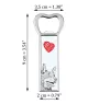 Australian Kelpie, Barb, Farmer Dog - bottle opener with a dog, personalized fridge opener, unique gift for a man by Art-Dog brand
