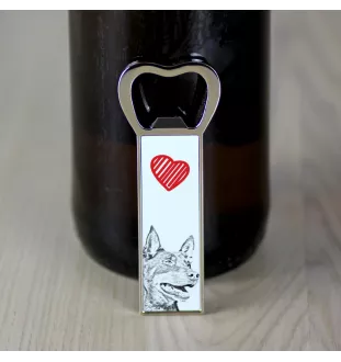 Kelpie Australien, Australian Kelpie - ouvre-bouteille avec chien, ouvre-bouteille personnalisé pour réfrigérateur, cadeau unique pour homme de la marque Art-Dog