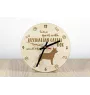 Bouvier australien, Australian Cattle Dog - horloge avec chien, horloge en bois, horloge murale pour les amoureux des chiens, horloge de bureau et étagère, Art-Dog
