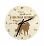 Australischer Schaferhund, Australian Shepherd - Uhr mit Hund, Holzuhr mit Gravur, personalisierte Uhr von Art-Dog