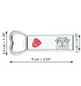 Australischer Schaferhund, Australian Shepherd - Flaschenöffner mit Hund, personalisierter Flaschenöffner für den Kühlschrank, ein einzigartiges Geschenk für Männer von der Marke Art-Dog