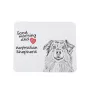 Australian Shepherd - mouse pad with print, personalized dog-themed mouse pad, unique gadget for an office worker by Art-Dog brand