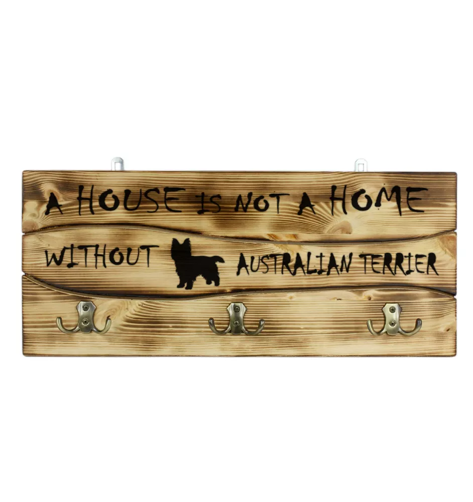 Terrier australien - porte-vêtements avec chien, exposition de médailles, décoration pour la maison de la marque Art-Dog