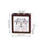 Australischer Schaferhund, Australian Shepherd - Stifthalter mit Hund, Schreibtischorganizer mit Aufdruck, personalisierte Schreibtischdekoration der Marke Art-Dog