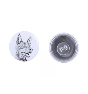 Australian Kelpie, Barb, Farmer Dog - unique dog earrings, your pet on a keychain, Art-Dog's own brand