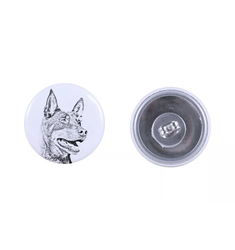 Australian Kelpie, Barb, Farmer Dog - unique dog earrings, your pet on a keychain, Art-Dog's own brand