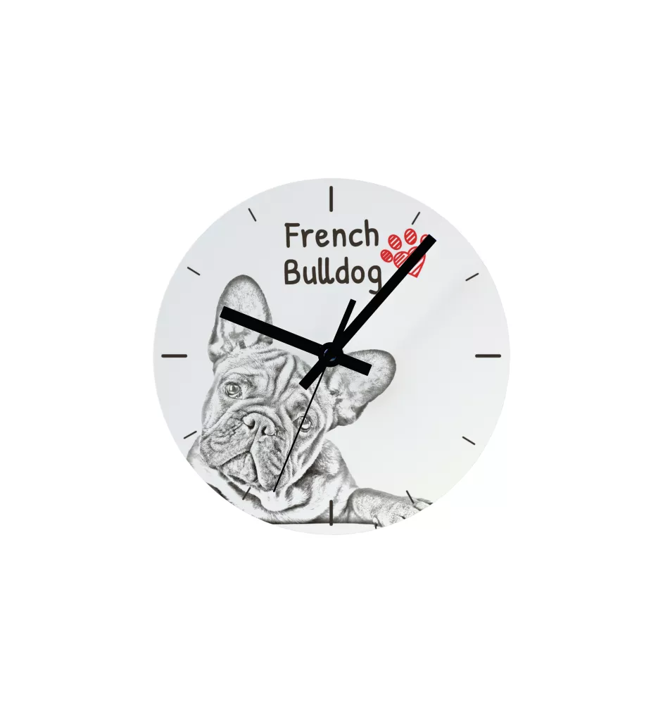 Australischer Schaferhund, Australian Shepherd - Wanduhr mit Hund, Regal Uhr mit Druck, personalisierte Hausdekoration von Art-Dog.