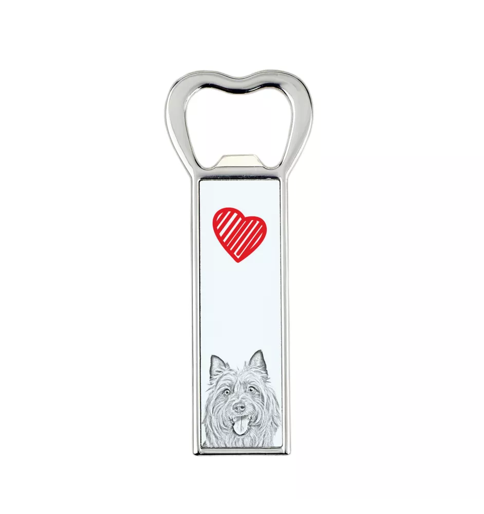 Terrier australien - ouvre-bouteille avec chien, ouvre-bouteille personnalisé pour réfrigérateur, cadeau unique pour homme de la marque Art-Dog