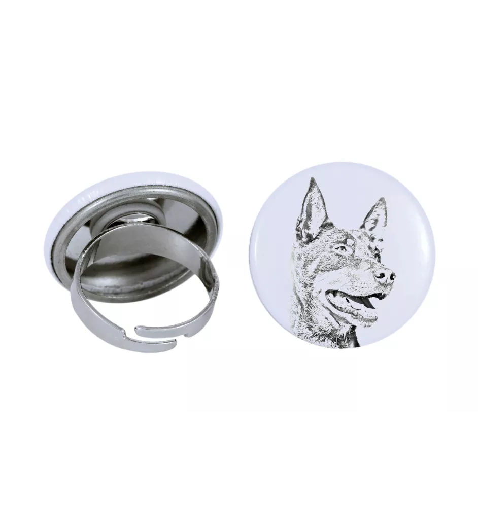 Australian Kelpie, Australischer Schäferhund, Barb - Damen Schmuck mit dem Bild eines Hundes, handgefertigtes Produkt, Möglichkeit, Ihr eigenes Foto hinzuzufügen, Marke Art-Dog