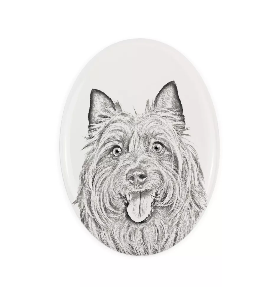 Terier australijski płyta nagrobna ze zdjęciem psa Art-Dog
