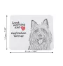 Australian Terrier, Aussie - mouse pad with print, personalized dog-themed mouse pad, unique gadget for an office worker by Art-Dog brand