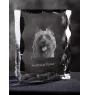 Terrier australien - cristal avec photo de chien, statuette en verre avec photo, cadre exceptionnel avec photo de la marque Art-Dog