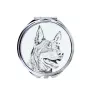 Kelpie Australien, Australian Kelpie - miroir de poche avec chien, miroir personnalisé pour sac à main, miroir compact avec impression de la marque Art-Dog