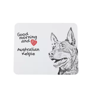 Owczarek australijski kelpie podkładka pod mysz z psem Art-Dog