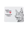 Kelpie Australien, Australian Kelpie - tapis de souris personnalisé avec impression, tapis de souris personnalisé avec chien, accessoire unique pour employé de bureau de la marque Art-Dog