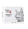 Australian Kelpie, Barb, Farmer Dog - mouse pad with print, personalized dog-themed mouse pad, unique gadget for an office worker by Art-Dog brand