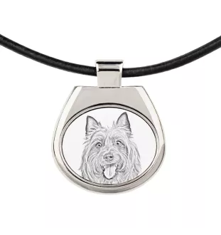 Australian Terrier, Aussie - dog necklace, personalized pendant with a photo, unique necklace for women and men by Art-Dog brand