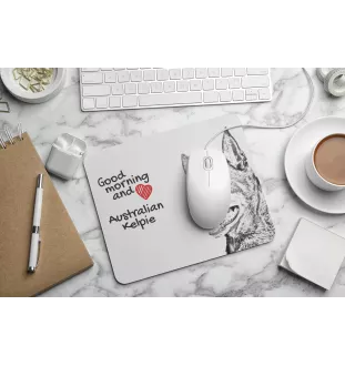 Owczarek australijski kelpie podkładka pod mysz z psem Art-Dog