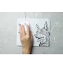 Owczarek australijski kelpie podkładka pod mysz z psem Art-Dog