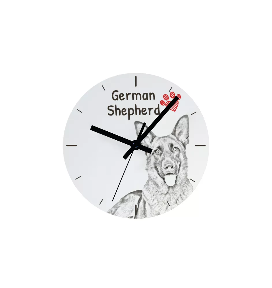 Australian Terrier - Wanduhr mit Hund, Regal Uhr mit Druck, personalisierte Hausdekoration von Art-Dog.