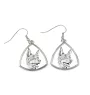 Kelpie Australien, Australian Kelpie - boucles d'oreilles avec chien, boucles d'oreilles pendantes avec photo, bijoux personnalisés avec impression de la marque Art-Dog