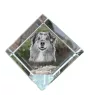 Berger Australien - un cube de cristal avec une photo, une photo de cheval dans le cristal, un presse-papiers cubique de la marque Art-Dog