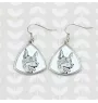 Australian Kelpie, Barb, Farmer Dog - dog earrings, hanging earrings with a picture, personalized jewelry with Art-Dog brand print