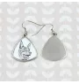 Australian Kelpie, Barb, Farmer Dog - dog earrings, hanging earrings with a picture, personalized jewelry with Art-Dog brand print