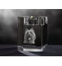 Terrier australien - Bougeoir avec photo de chien, porte bougie en cristal, cadeau personnalisé par la marque Art-Dog