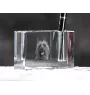 Australian Terrier, Aussie - Pen stand, crystal organiser with dog photo, unique desk decoration by Art-Dog brand