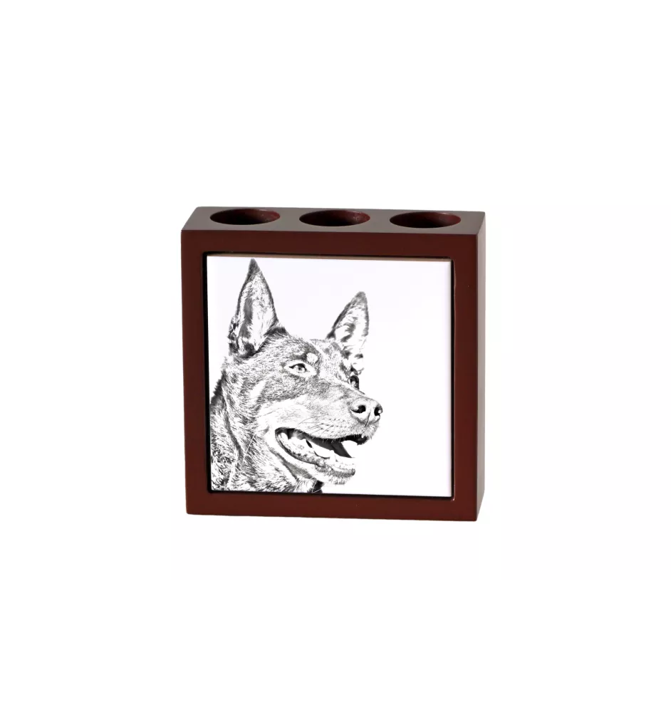 Kelpie Australien, Australian Kelpie - porte-stylo avec chien, organiseur de bureau avec impression, décoration de bureau personnalisée de la marque Art-Dog
