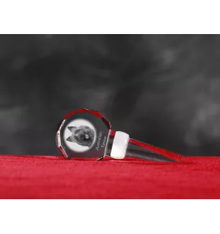 Australian Terrier - Kristallflaschenverschluss, einzigartiger Weinverschluss mit Foto, personalisiertes Geschenk für Sommelier der Marke Art-Dog