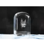 Kelpie Australien, Australian Kelpie - un cube de cristal avec une photo, une photo de chien dans le cristal, un presse-papiers cubique de la marque Art-Dog