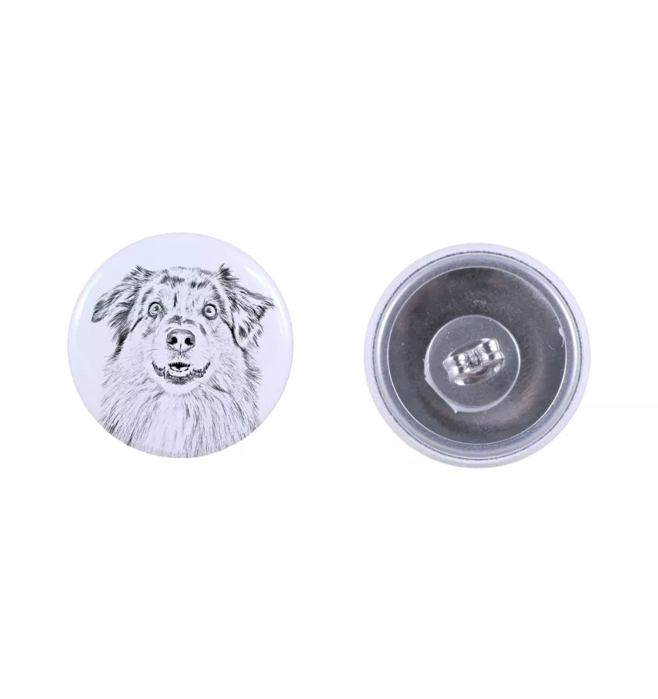 Owczarek australijski kolczyki z psem mały Art-Dog