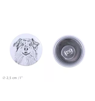 Owczarek australijski kolczyki z psem mały Art-Dog