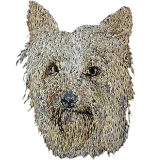 Terrier Australien A Poil Soyeux, Silky Terrier australien - écusson en forme de chien, patch brodé, décoration unique pour sac à dos de la marque Art-Dog