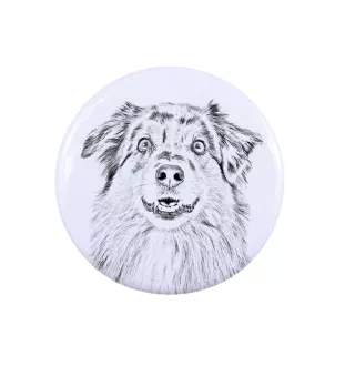 Berger Australien - bijoux pour femmes avec l'image d'un chien, produit fait à la main, possibilité d'ajouter sa propre photo, marque Art-Dog