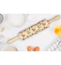 Australian Terrier, Aussie - rolling pin with a dog, decorating cookies with a rolling pin in patterns, a gift for the ceramicist of the Art-Dog brand