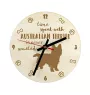 Terrier australien - horloge avec chien, horloge en bois, horloge murale pour les amoureux des chiens, horloge de bureau et étagère, Art-Dog