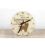 Australian Terrier, Aussie - clock with a dog, wooden clock, wall clock for dog lovers, clock for desk and shelf, Art-Dog