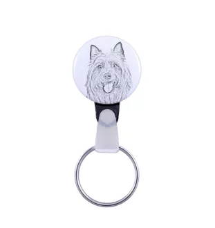 Australian Terrier - Schlüsselanhänger mit dem Bild eines Hundes, Anhänger mit dem eigenen Grafikdesign der Marke Art-Dog