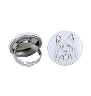 Terrier australien - bijoux pour femmes avec l'image d'un chien, produit fait à la main, possibilité d'ajouter sa propre photo, marque Art-Dog
