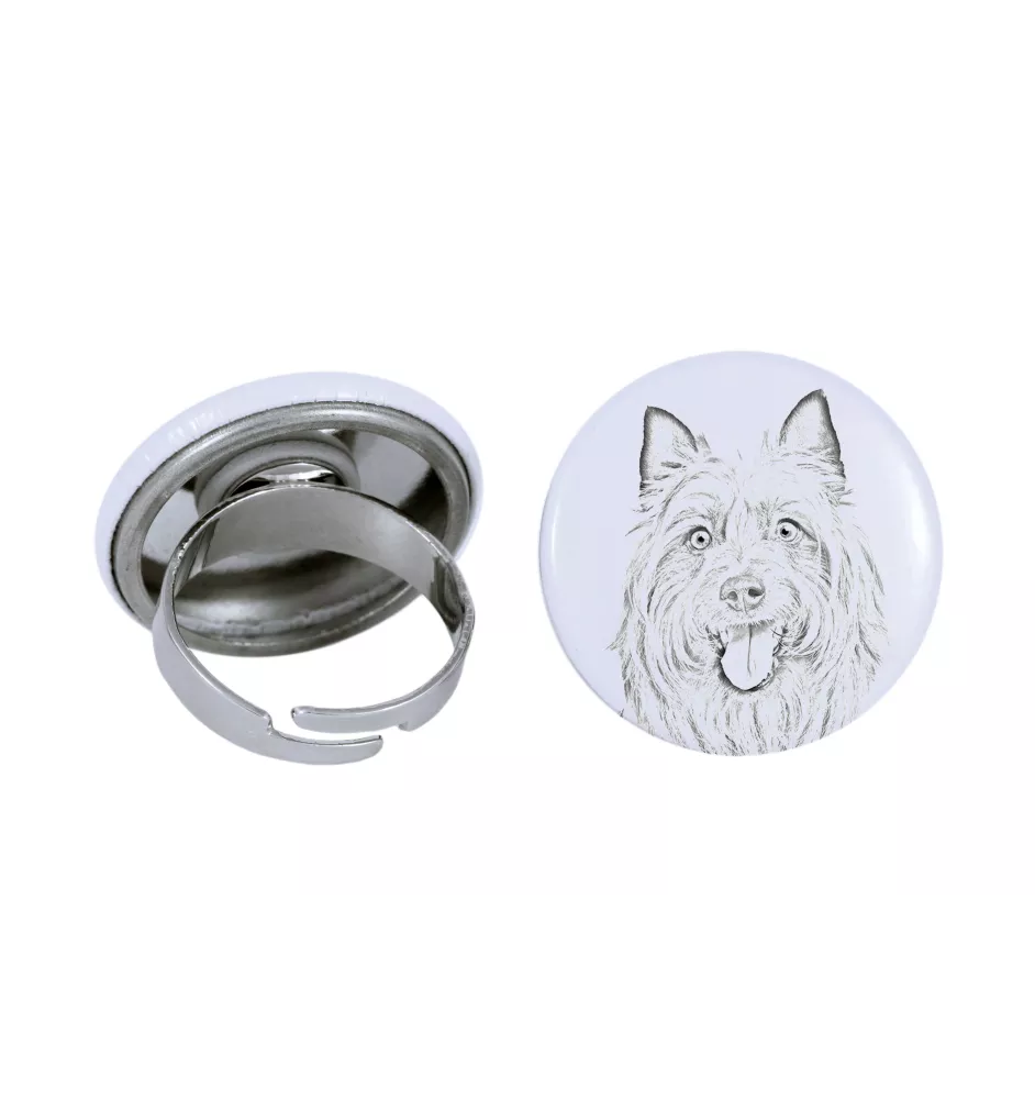 Terrier australien - bijoux pour femmes avec l'image d'un chien, produit fait à la main, possibilité d'ajouter sa propre photo, marque Art-Dog