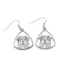 Berger Australien - boucles d'oreilles avec chien, boucles d'oreilles pendantes avec photo, bijoux personnalisés avec impression de la marque Art-Dog