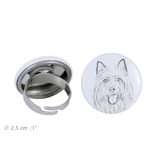 Terrier australien - bijoux pour femmes avec l'image d'un chien, produit fait à la main, possibilité d'ajouter sa propre photo, marque Art-Dog