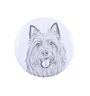 Australian Terrier, Aussie - pin with your dog, add your own photo, Art-Dog brand